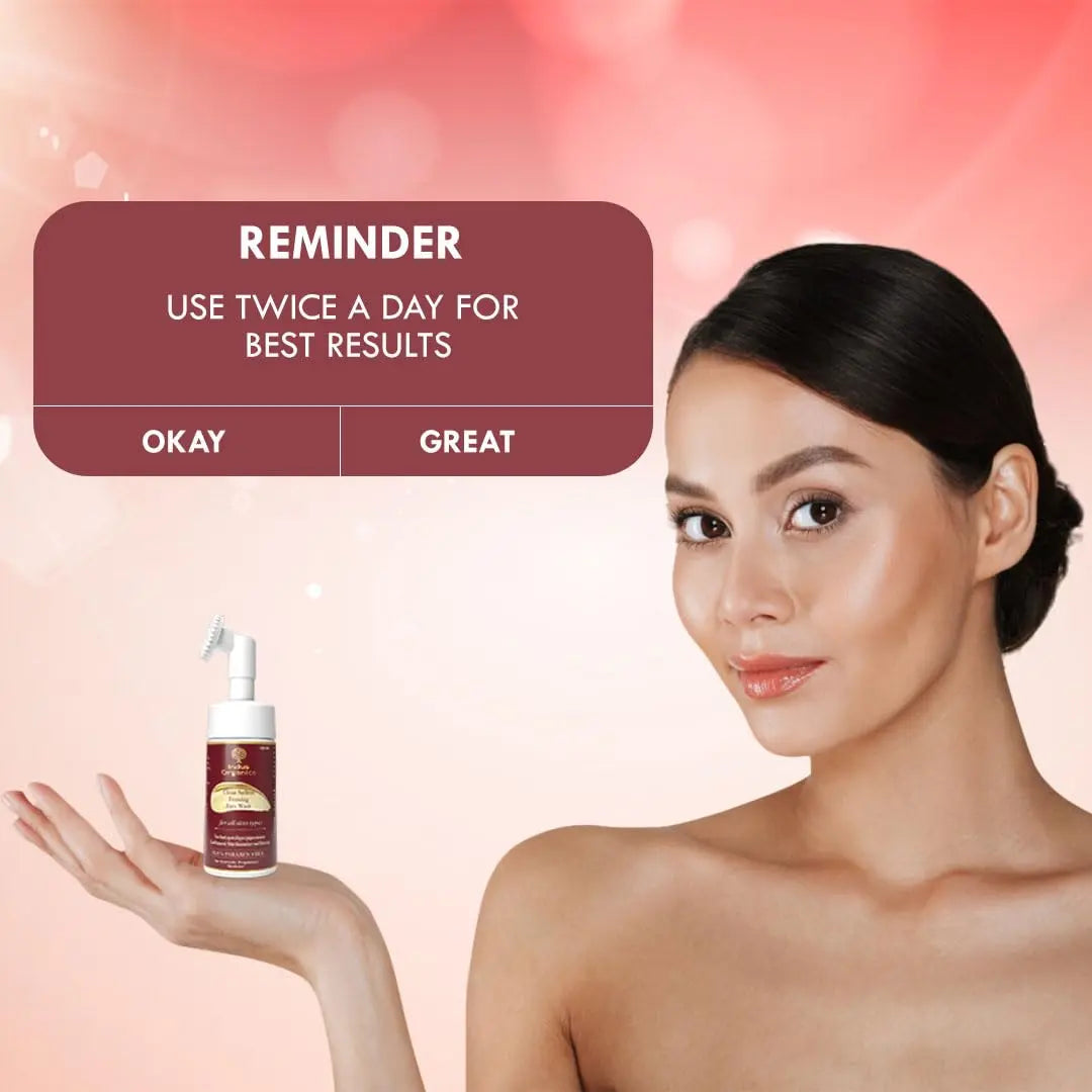 Ubtan Saffron Face Wash For All type of Skin Indus Organics