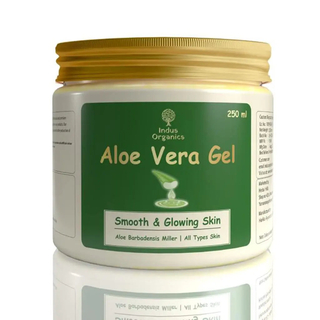Aloe Vera Gel for Skin and Hair | Hydrating, Moisturizing, Soothing Skin Indus Organics