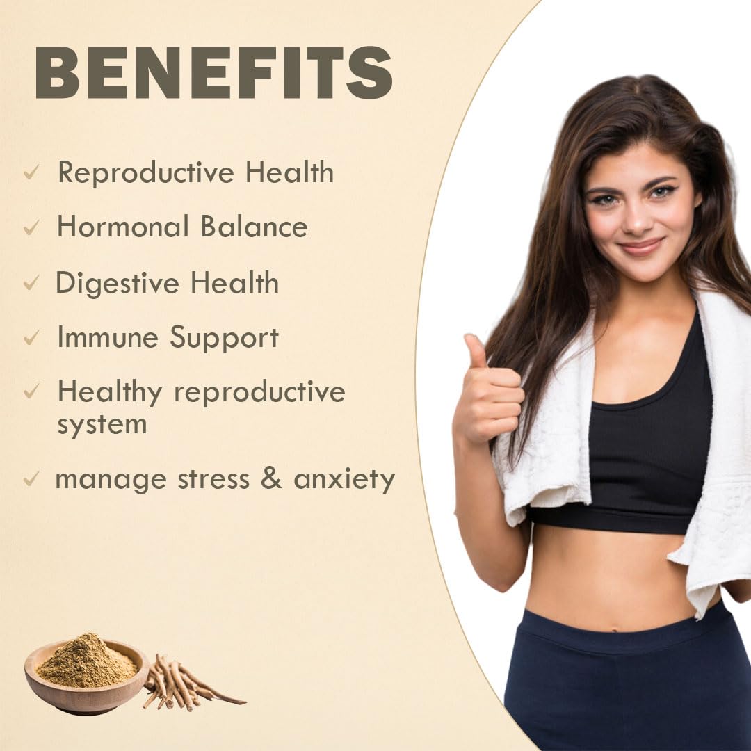 Indus Organics Shatavari Powder | Promotes Breast Milk Production | for Rejuvenative Vata and Pitta | Balance Women's Hormones |Good for Digestion & Reproductive System | Pure and Natural Ayurvedic Herb | for Women | Health and Wellness | Supports Menstru