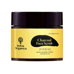 Charcoal Face Scrub For Tan & Blackhead Removal - 100gm