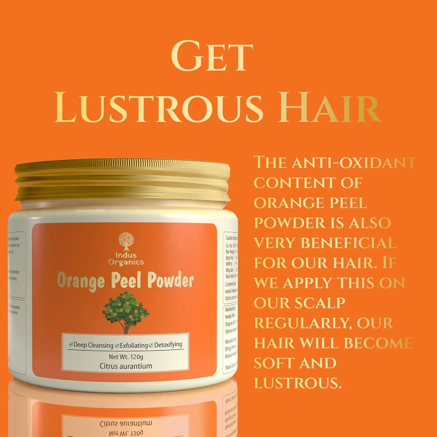 Oranger Peel powder Indus Organics
