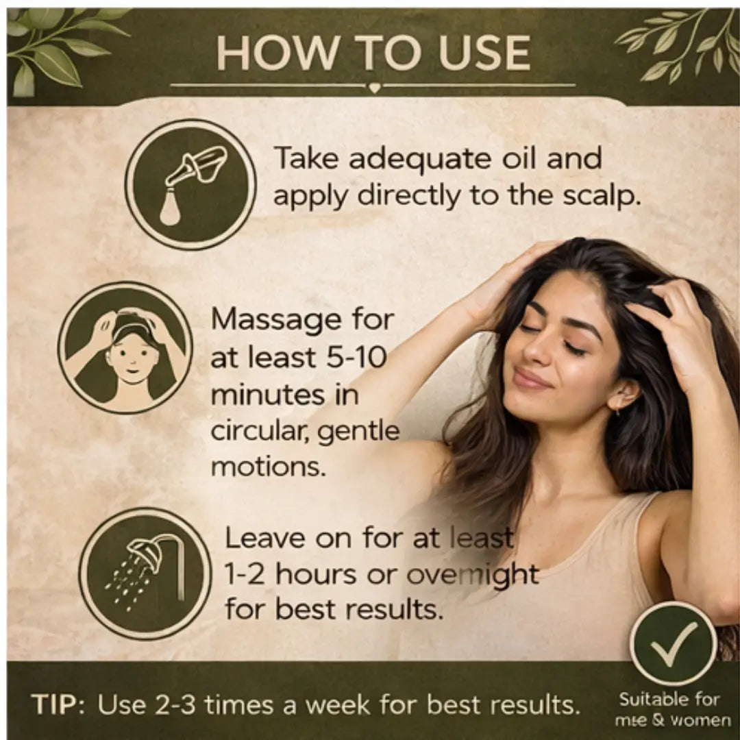 Hair Regrowth Oil 96% Saw New Hair Growth Indus Organics