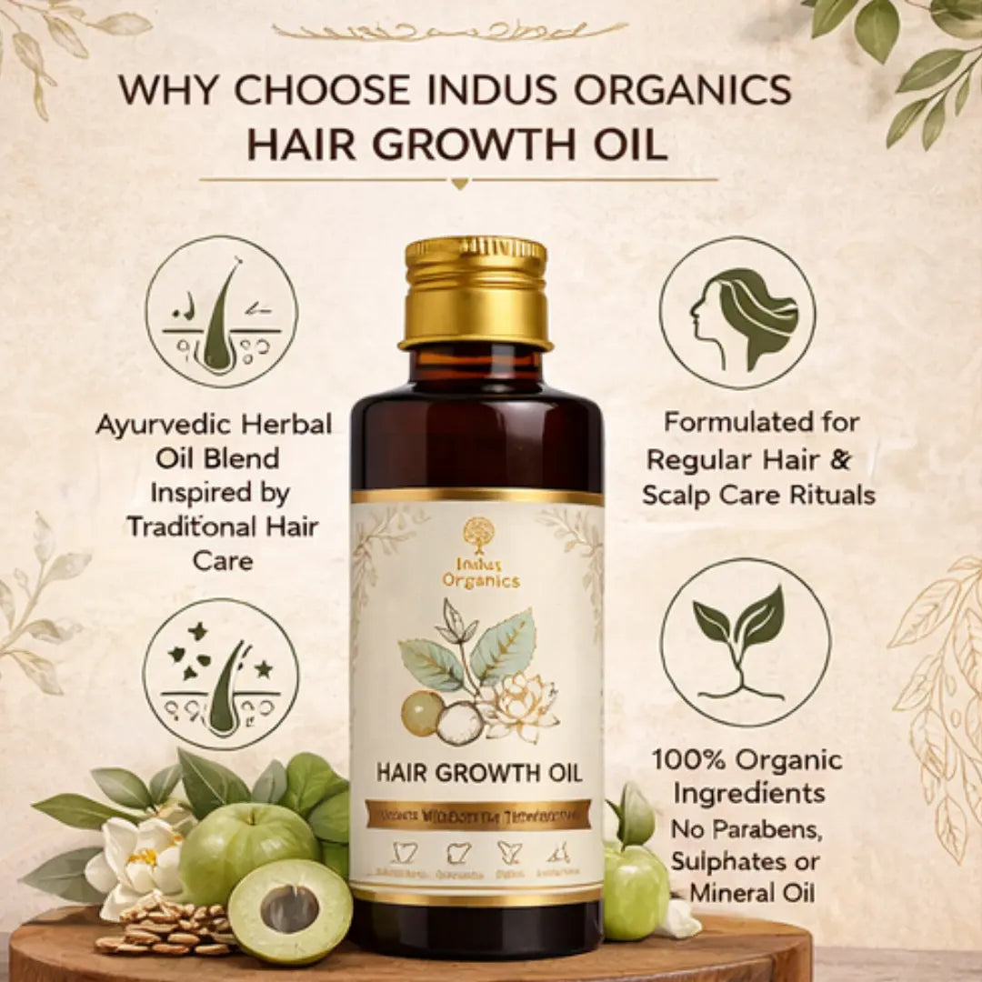 Hair Regrowth Oil 96% Saw New Hair Growth Indus Organics
