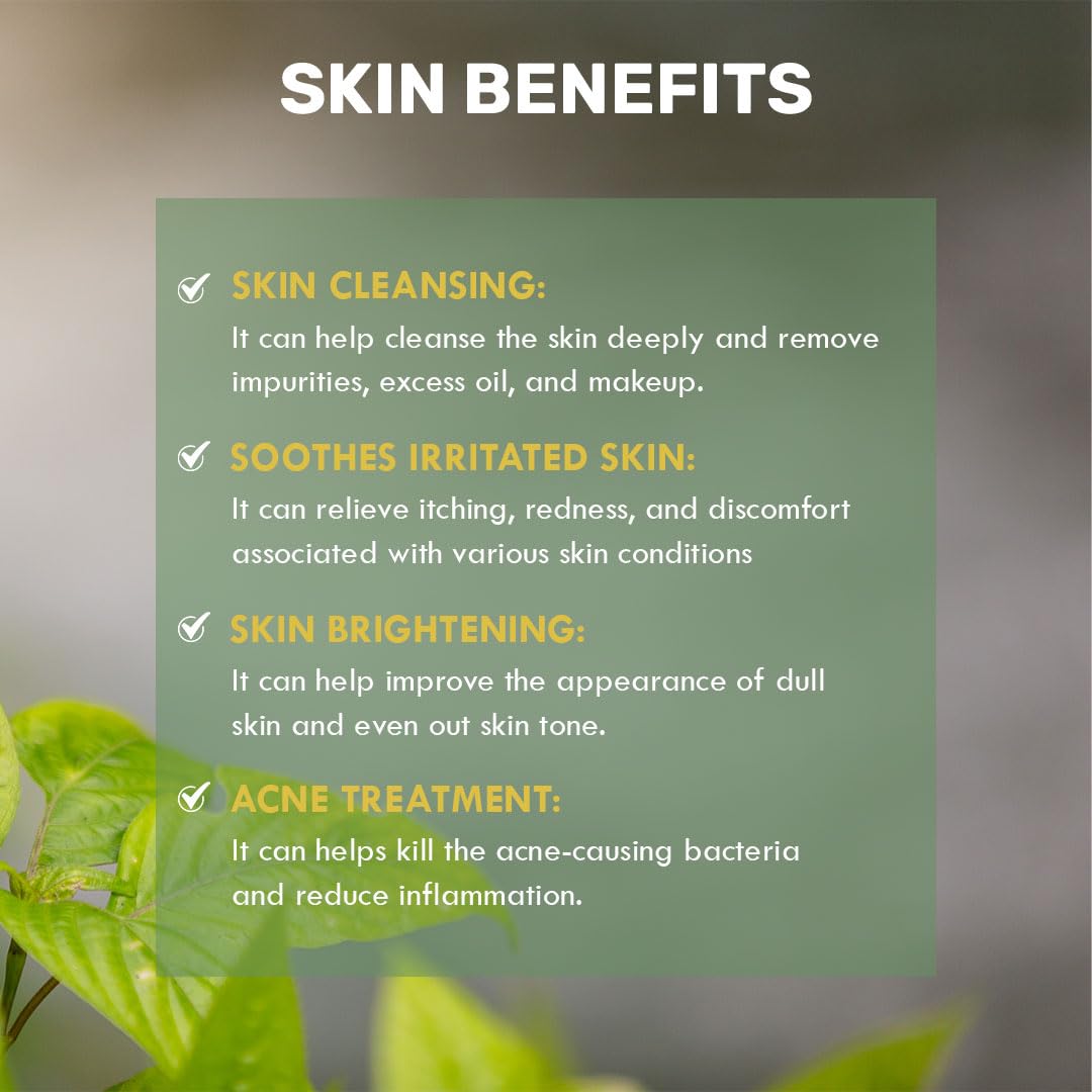 Indus Organics Tea Tree Oil for Face | Hair & | Aromatherapy | 100% Organic | Reduce Dark Spots | Acne Care | Scalp Care | Hair Growth | Vegan | Cruelty-Free | 30ml